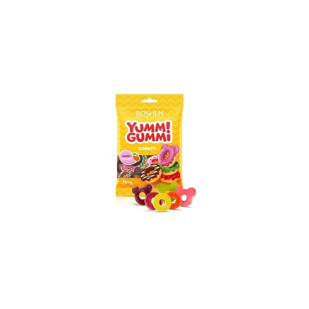 Желейна цукерка Yummi Gummi Donuts 70гр  арт. 03498 