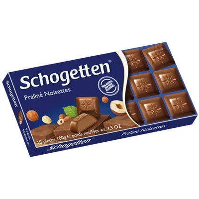 Шоколад Schogetten Праліне 100гр  арт. 00003