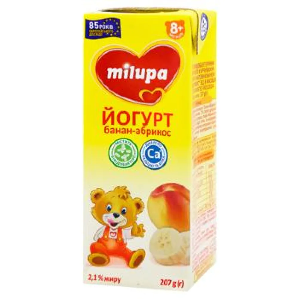Сирок Milupa Банан-абрикос 207гр  арт. 09169 