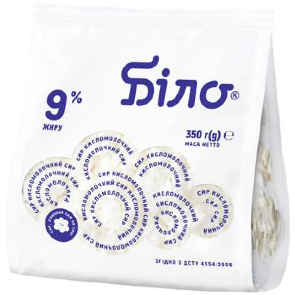 Сир Біло 9% 350гр  арт. 07316 
