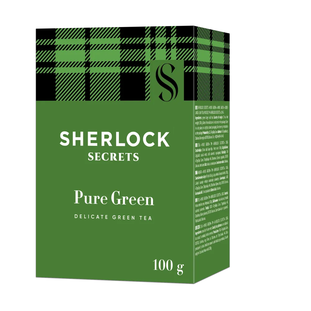 Чай Sherlock зелений 100гр  арт. 07251 