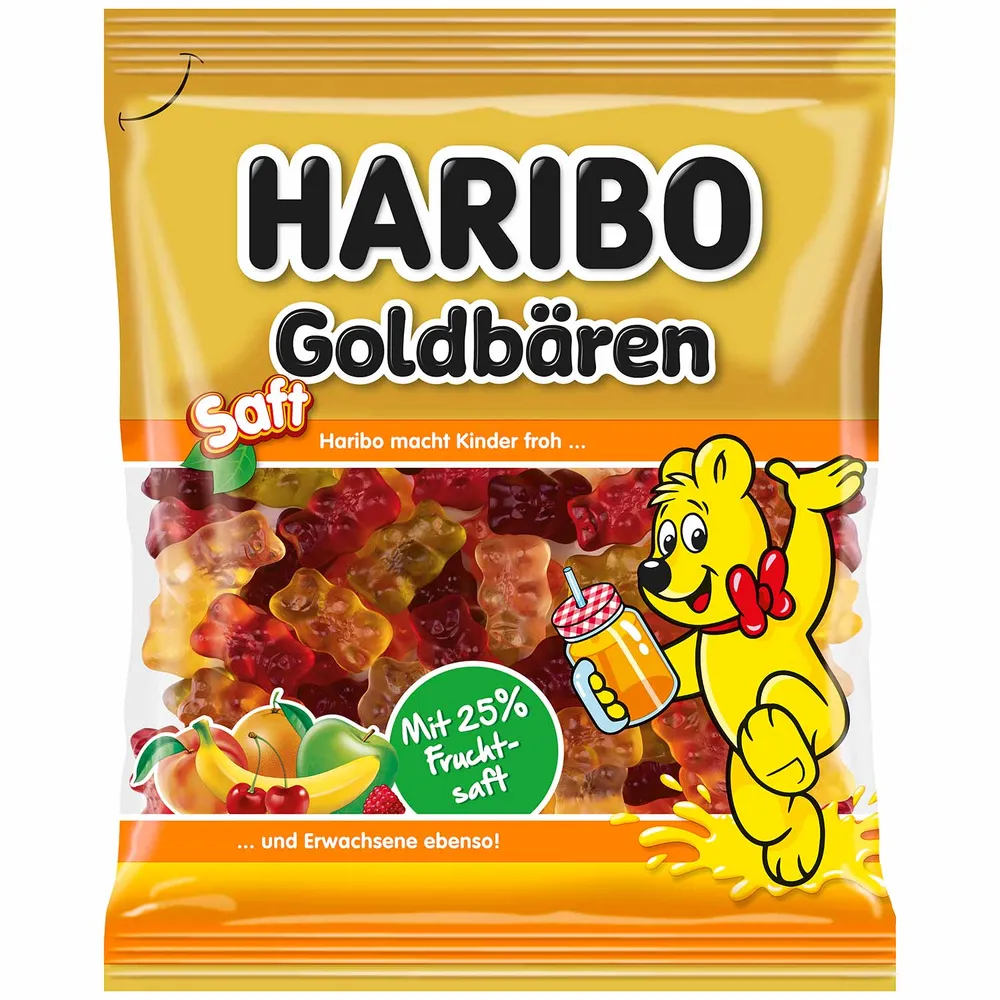 Желейна цукерка Haribo Goldbaren Saft 160гр  арт. 09124 