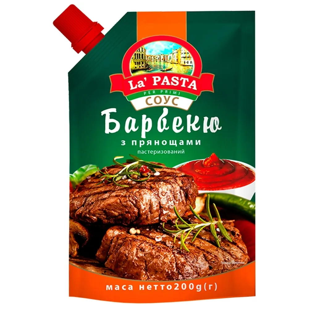 Соус La Pasta Барбекю з прянощами 200гр  арт. 08347 