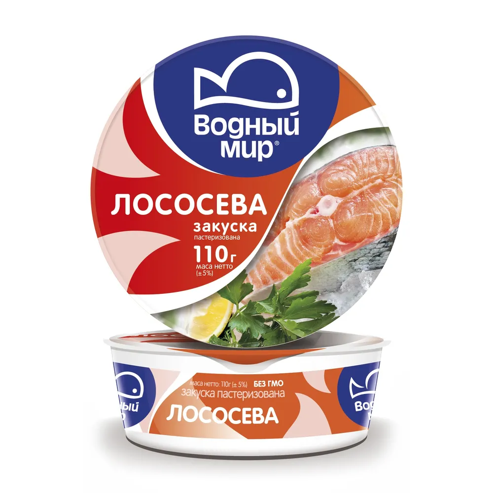 Закуска Водний світ Украина Лососева 110гр  арт. 07375 
