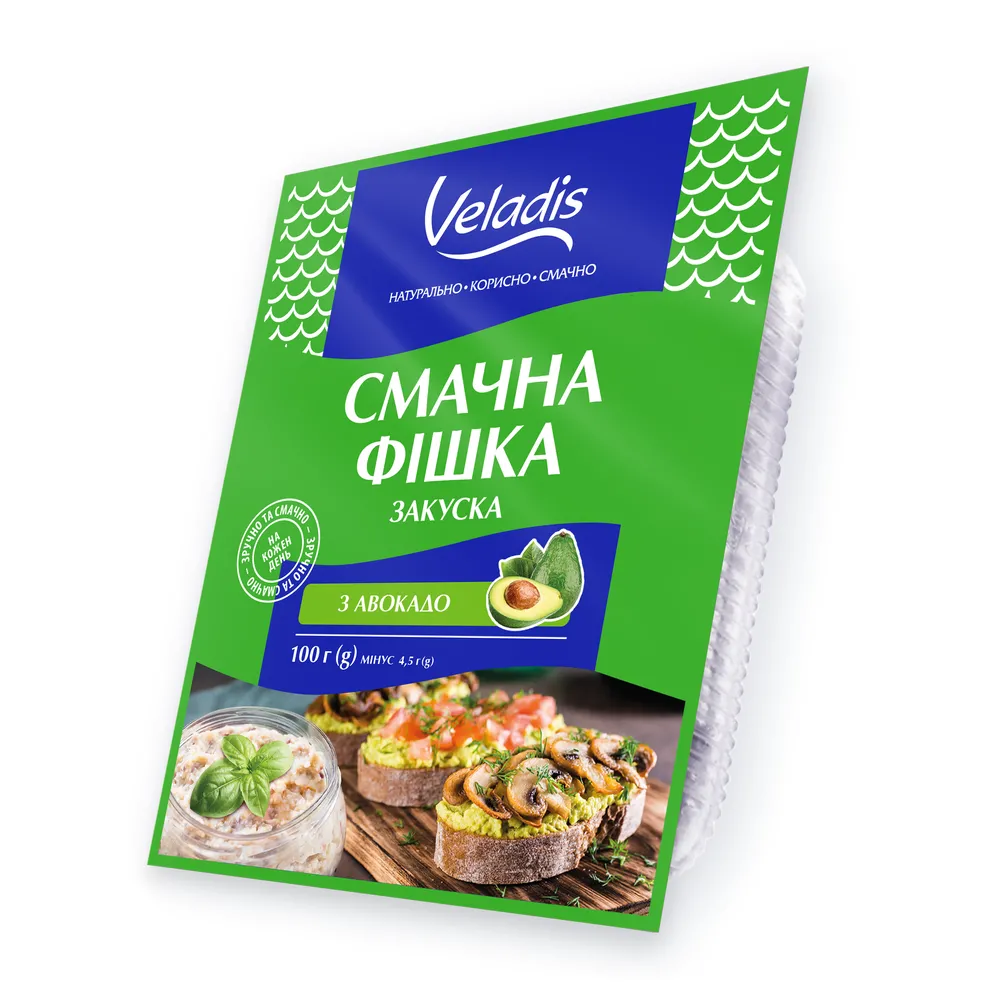 Закуска Veladis Смачна фішка з авокадо 100гр  арт. 07366 
