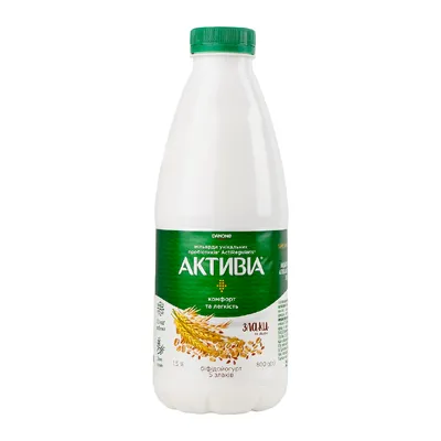 Йогурт Активіа 5 злаків 800г  арт. 06637