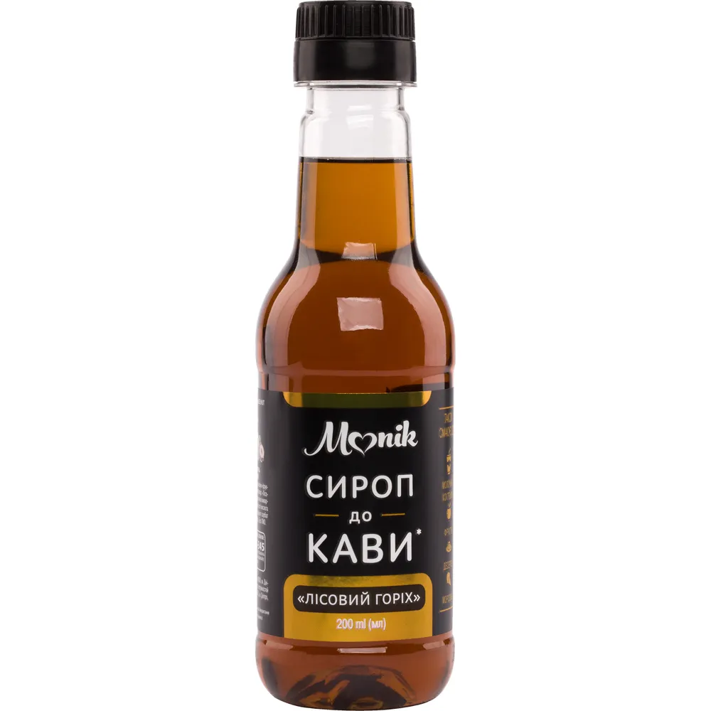 Сироп Monik До кави ліс.гор. 200мл  арт. 06398 