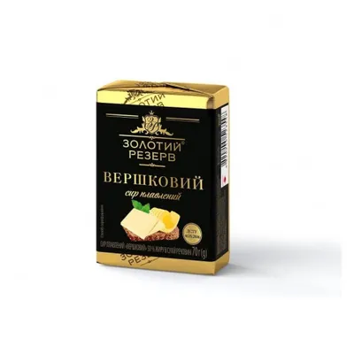Сир плав. Золотий Резерв Вершковий 70гр  арт. 04585