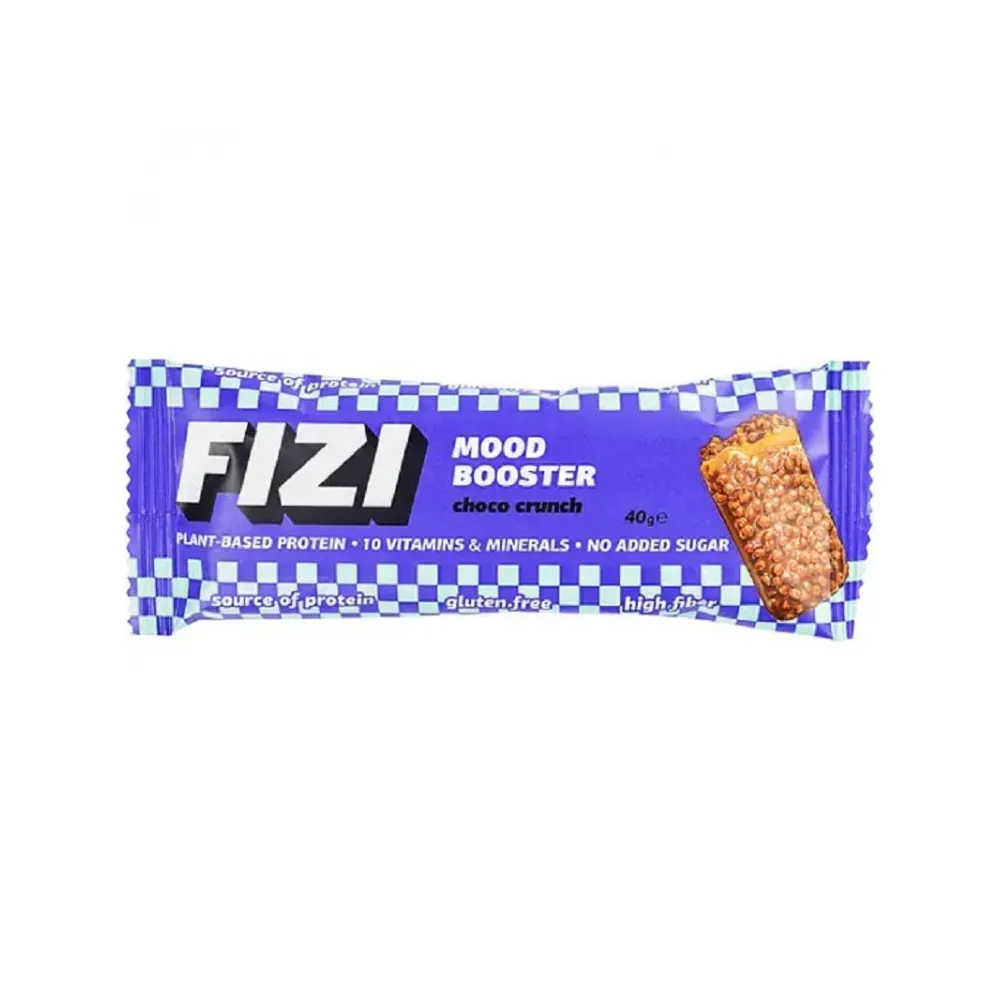 Батончик Fizi кранч у шок.гл. 40гр  арт. 09488 