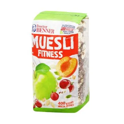 Мюслі Dr.Benner Фітнес 300гр  арт. 06754