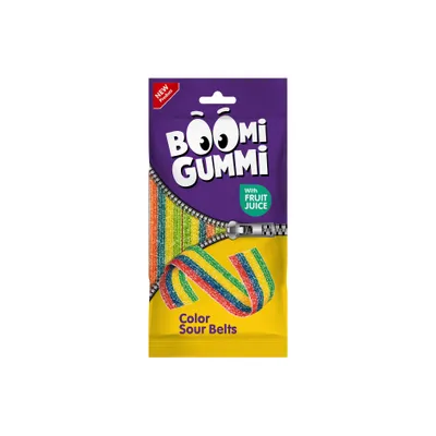 Желейна цукерка Boomi Gummi Sour Belts 70гр  арт. 08866