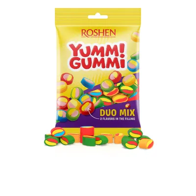 Желейна цукерка Yummi Gummi Duo mix 70гр  арт. 03499