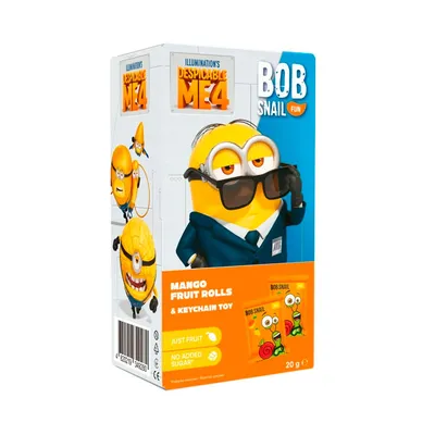 Набір цукерок Bob Snail Манго та іграшка 20гр  арт. 07369