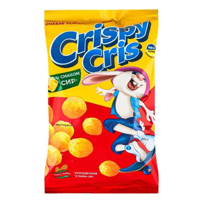 Кукурудзяні кульки Crispy Cris Сир 55гр  арт. 01904