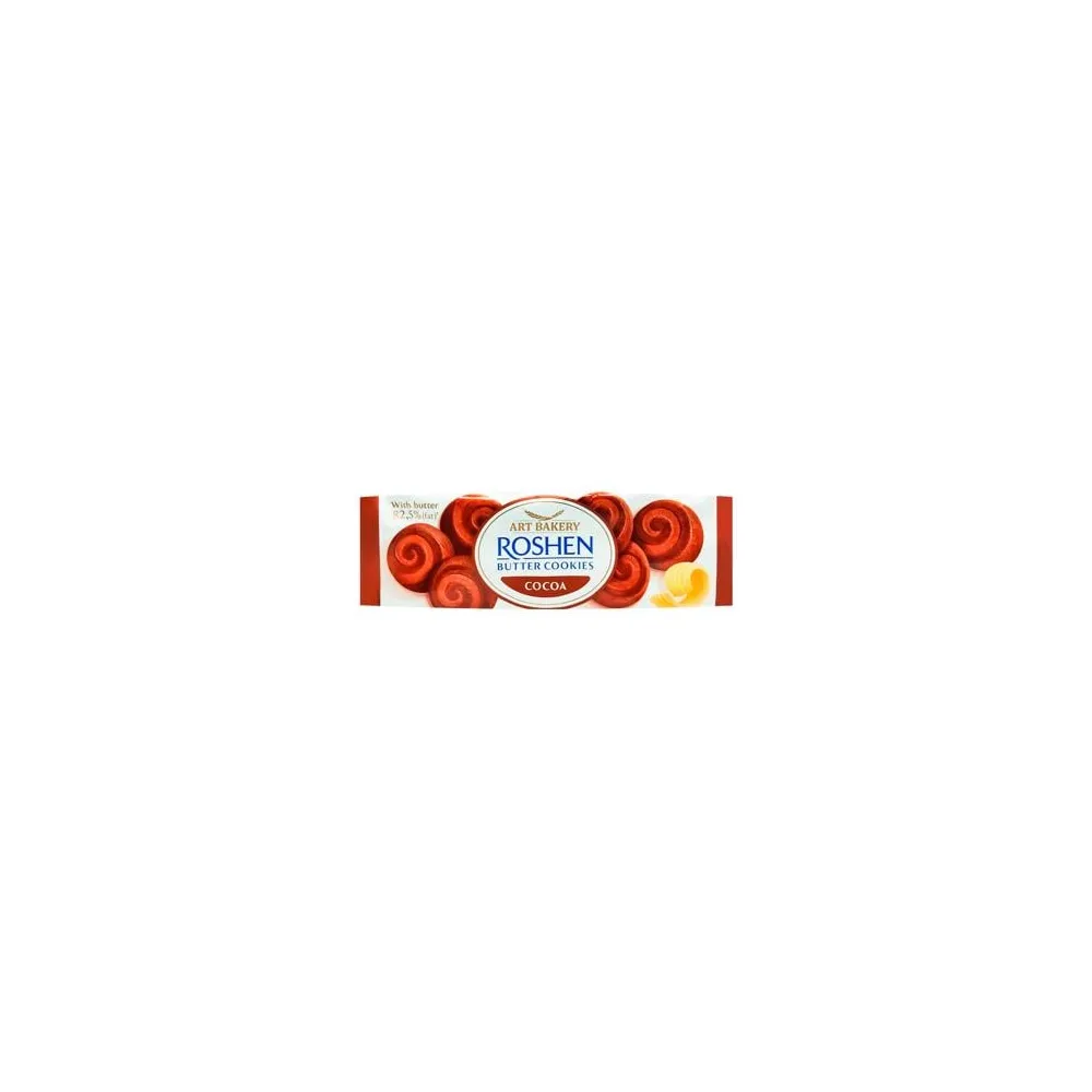 Печиво Roshen Lovita Butter Cookies з маслом та какао 140гр  арт. 10376 