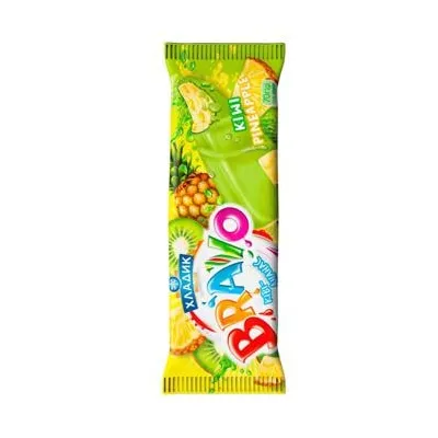 Морозиво Хладик Bravo ківі-анан. 70гр  арт. 02607