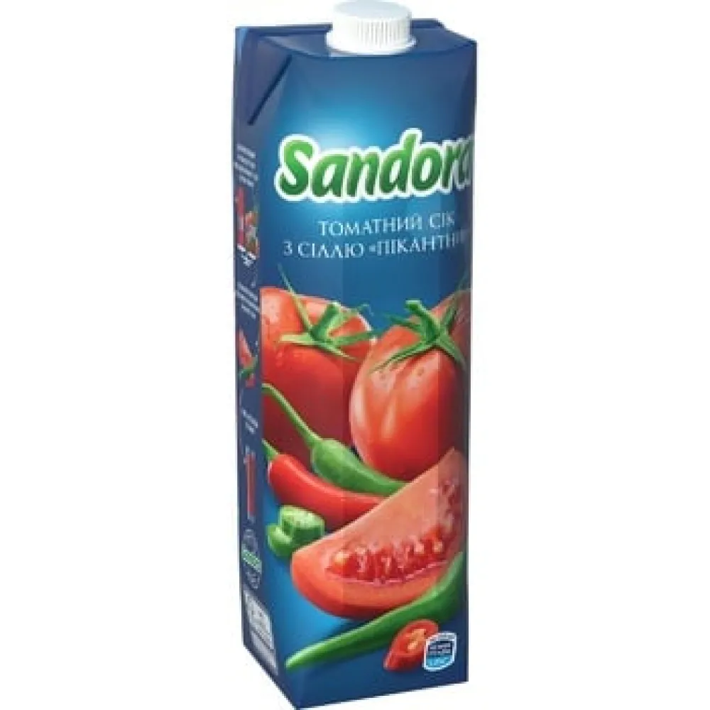 Сік Sandora Томат Пікантний 0,95л  арт. 08176 