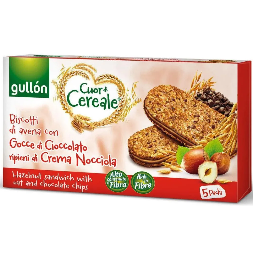 Печиво Gullon Cuor di Cereale з гор.кремом 220гр  арт. 08532 