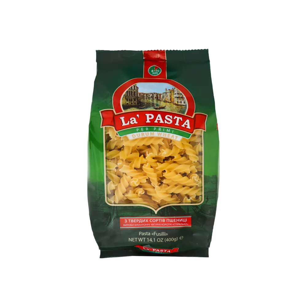Макарони La Pasta Спіралі 400гр  арт. 07110 