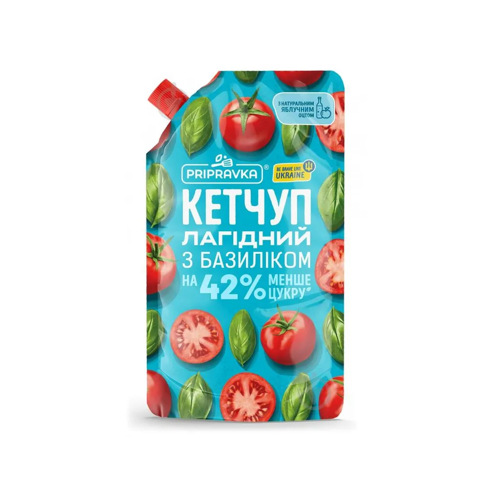 Кетчуп Pripravka Лагідний з баз. 250гр  арт. 05153 