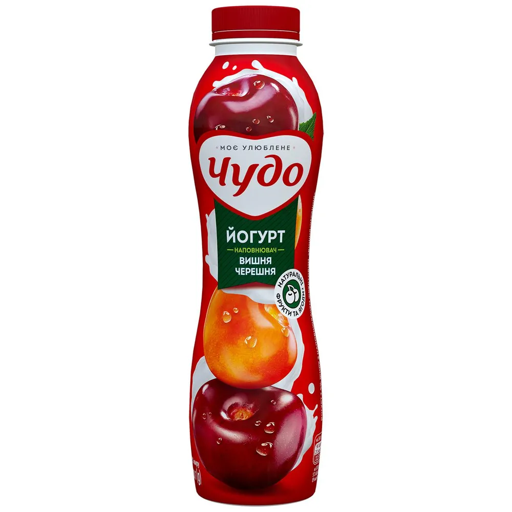 Йогурт Чудо Вишня-черешня 260гр  арт. 09726 