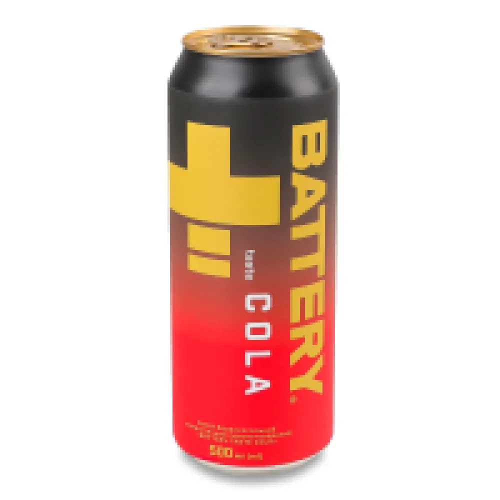 Енергетичний напій Battery Cola з/б 0.5л  арт. 10513 