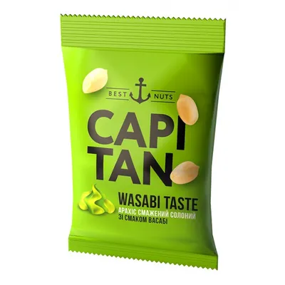 Арахіс Capitan Васабі 70гр  арт. 03714