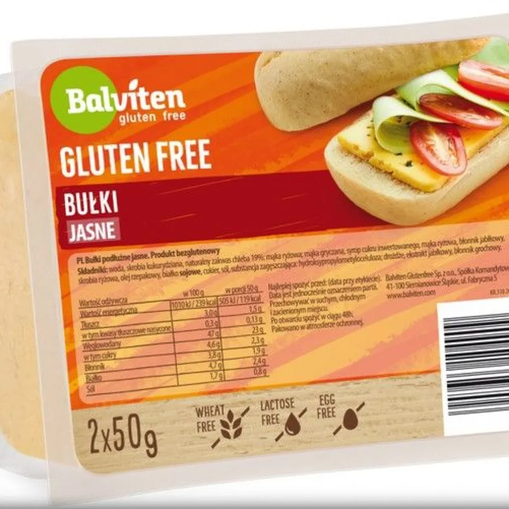 Булочка Balviten біла 2шт*50гр  арт. 08505 