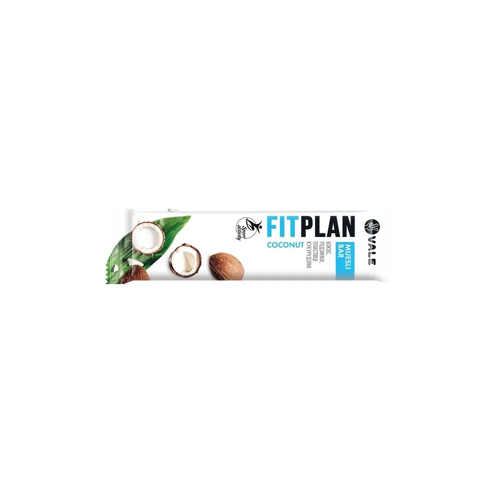 Батончик Fitplan Мюсли кокос 25гр  арт. 00419 