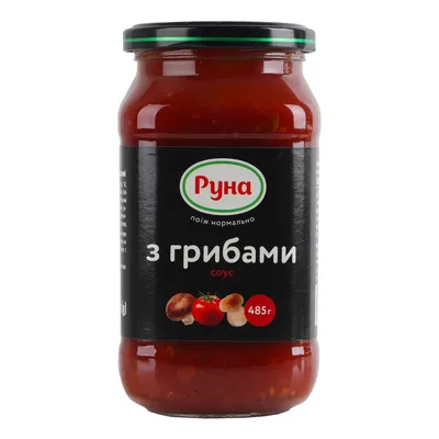 Соус Руна з грибами 480гр  арт. 01000