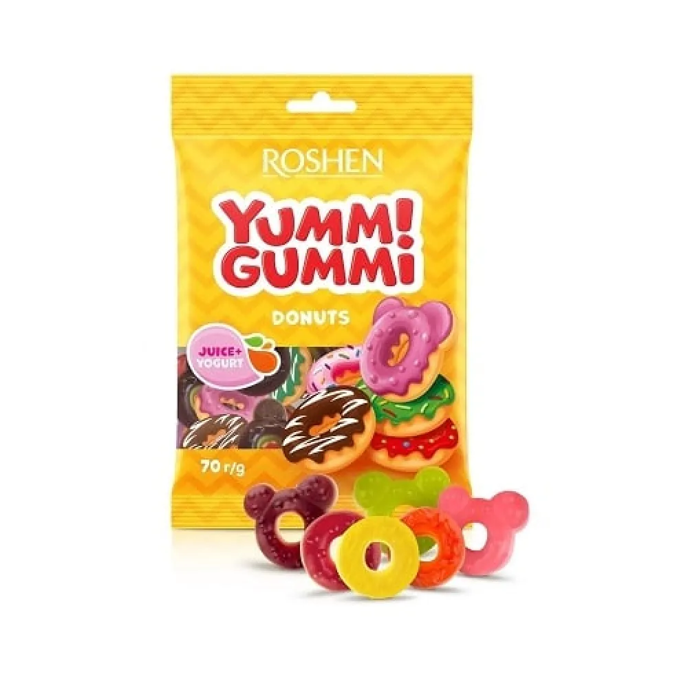 Желейна цукерка Yummi Gummi Donuts 70гр  арт. 03498 