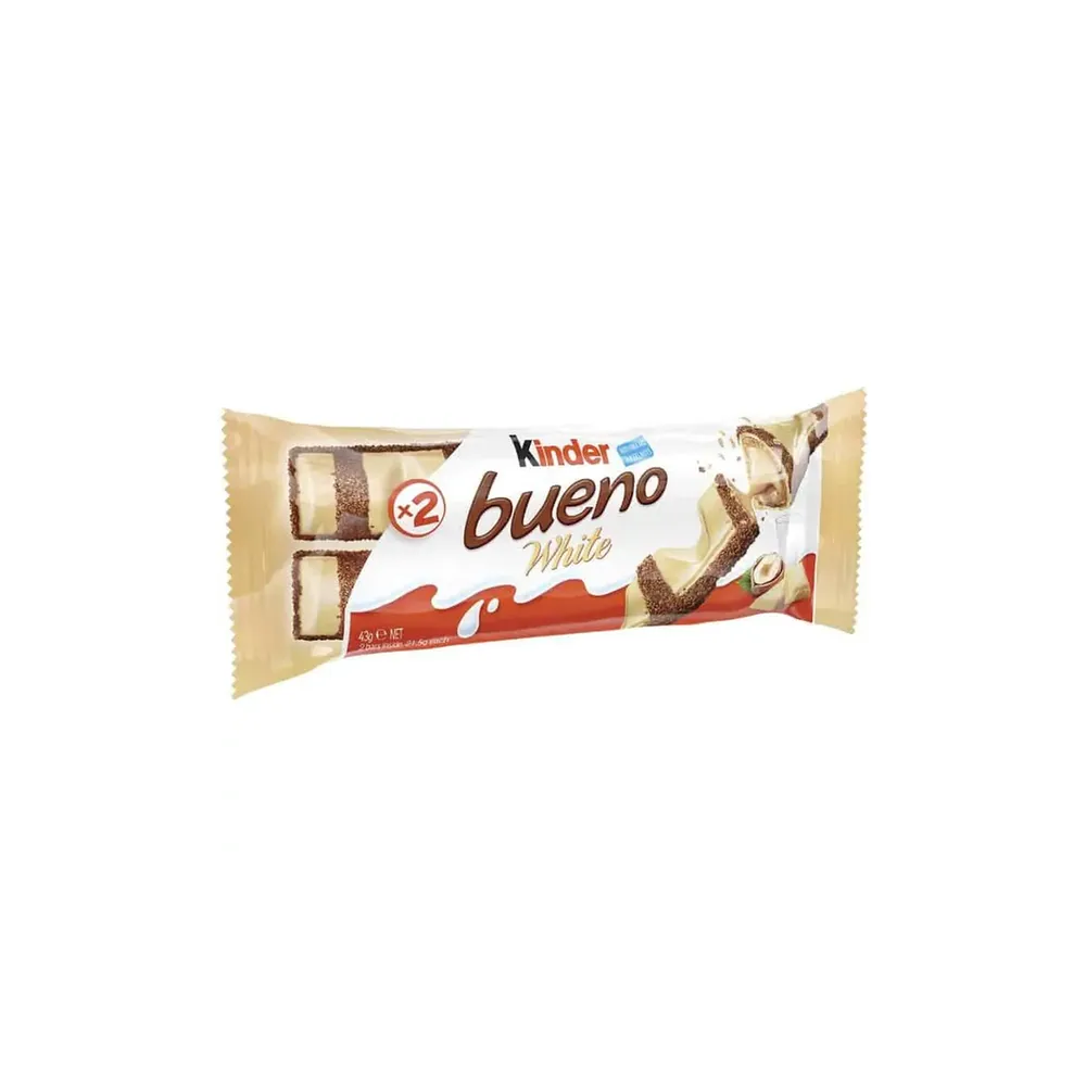 Батончик Kinder Bueno white 39гр  арт. 06929 