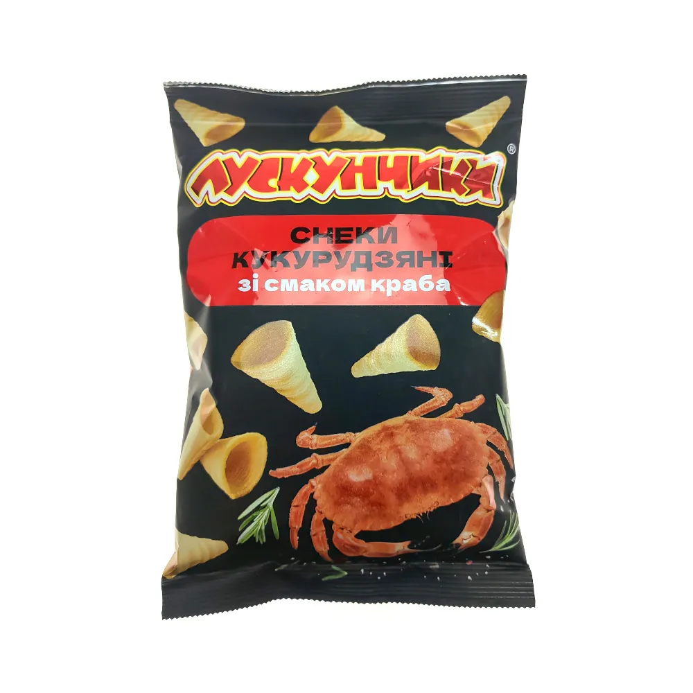 Снек Лускунчик з крабом 130гр  арт. 06881 