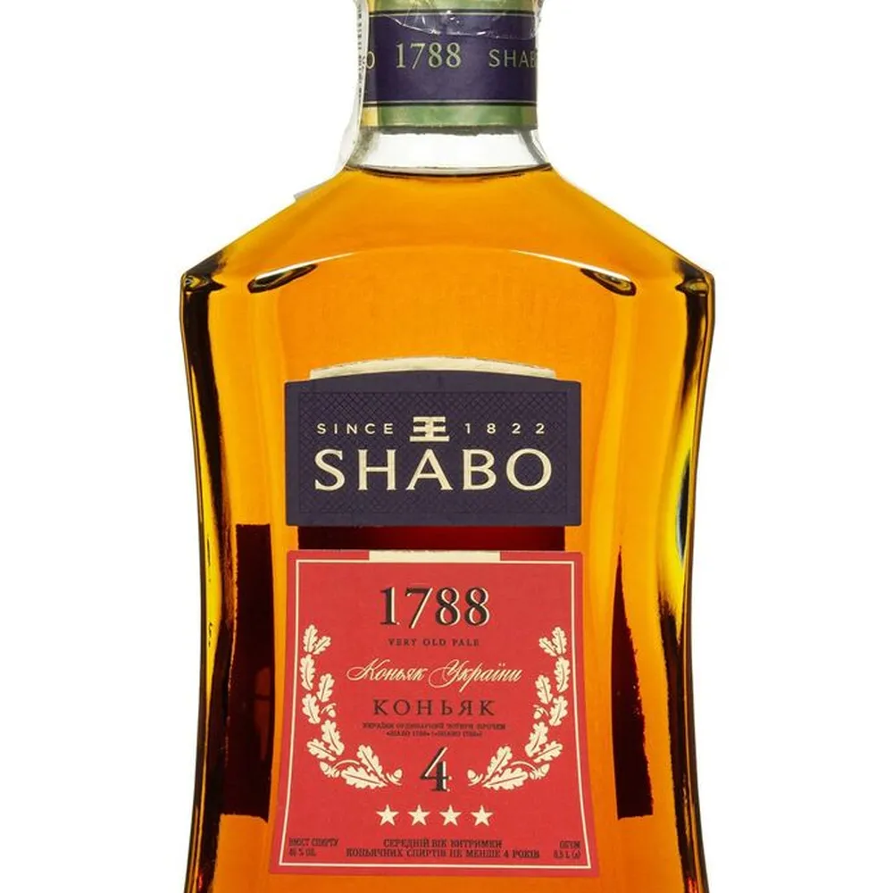 Коньяк Shabo 4* 0.5л  арт. 00322 
