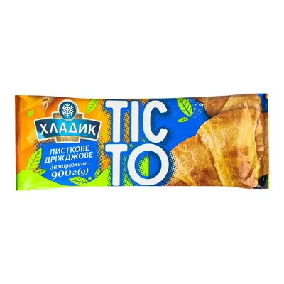 Тісто Хрещатик лист-дріжджове 900гр  арт. 06221