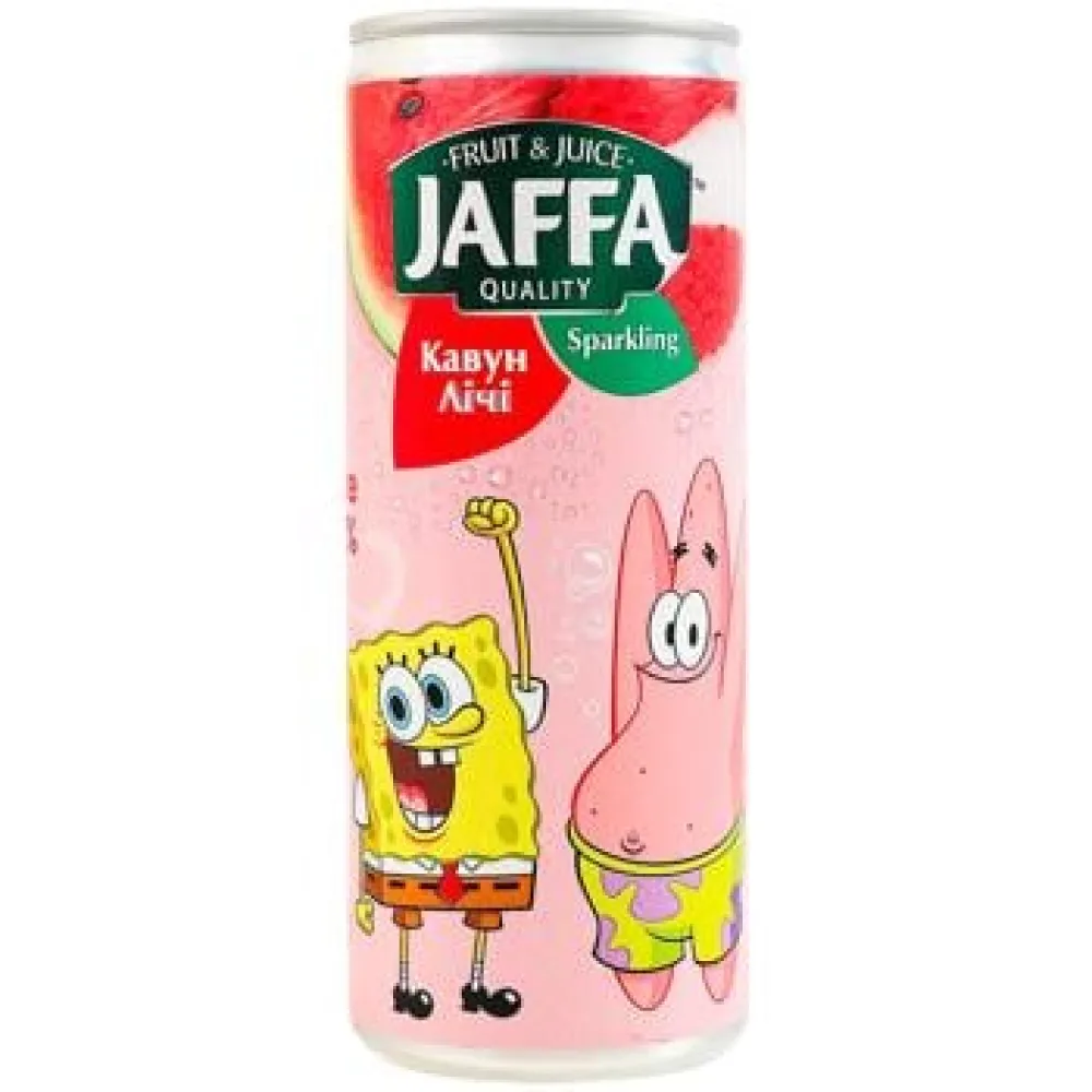 Напій газований Jaffa Sparkling Can кавун-лічі 0,25л  арт. 10882 