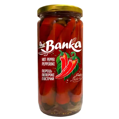 Перець The Banka Пепероні гострий 400гр  арт. 04514