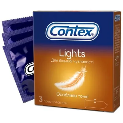 Презирватив Contex тонкі 3шт  арт. 07807