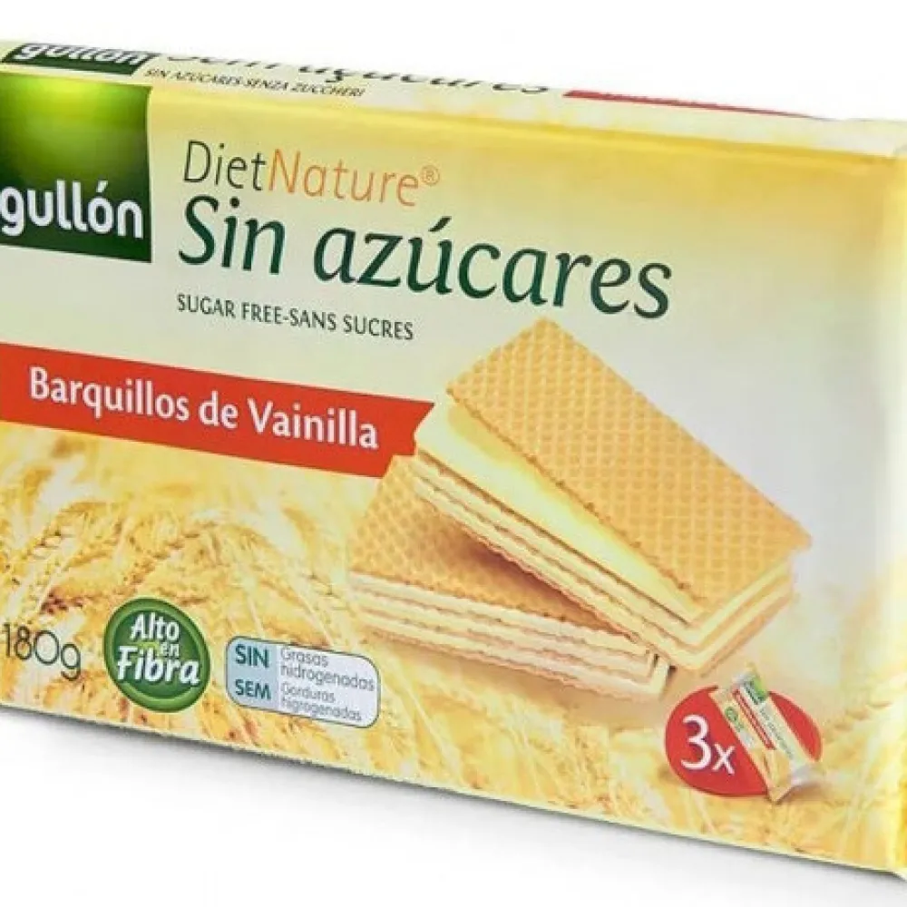 Вафля Gullon Diet Nat. ваніль 180гр  арт. 02027 