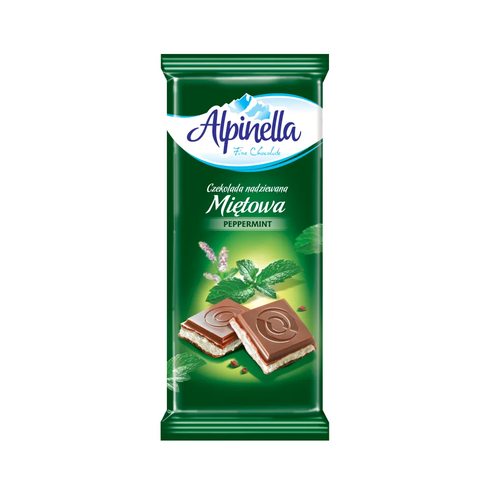 Шоколад Alpinella Мятний 100гр  арт. 10332 