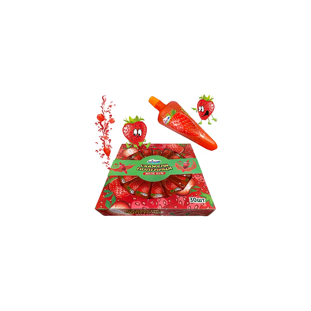 Желе Скажена полуниця 50гр  арт. 07955 
