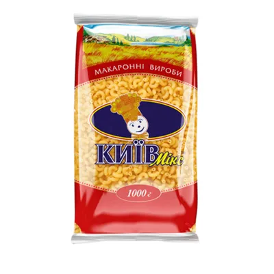 Макарони Київ Мікс Ріжки маленькі 1кг  арт. 09321