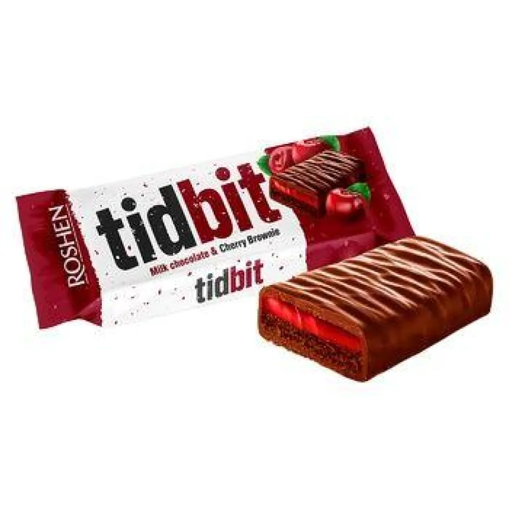 Батончик Tidbit Вишневий 50гр  арт. 04050 