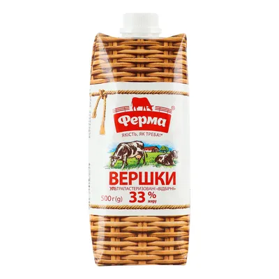 Вершки Ферма 33% 500мл  арт. 08657