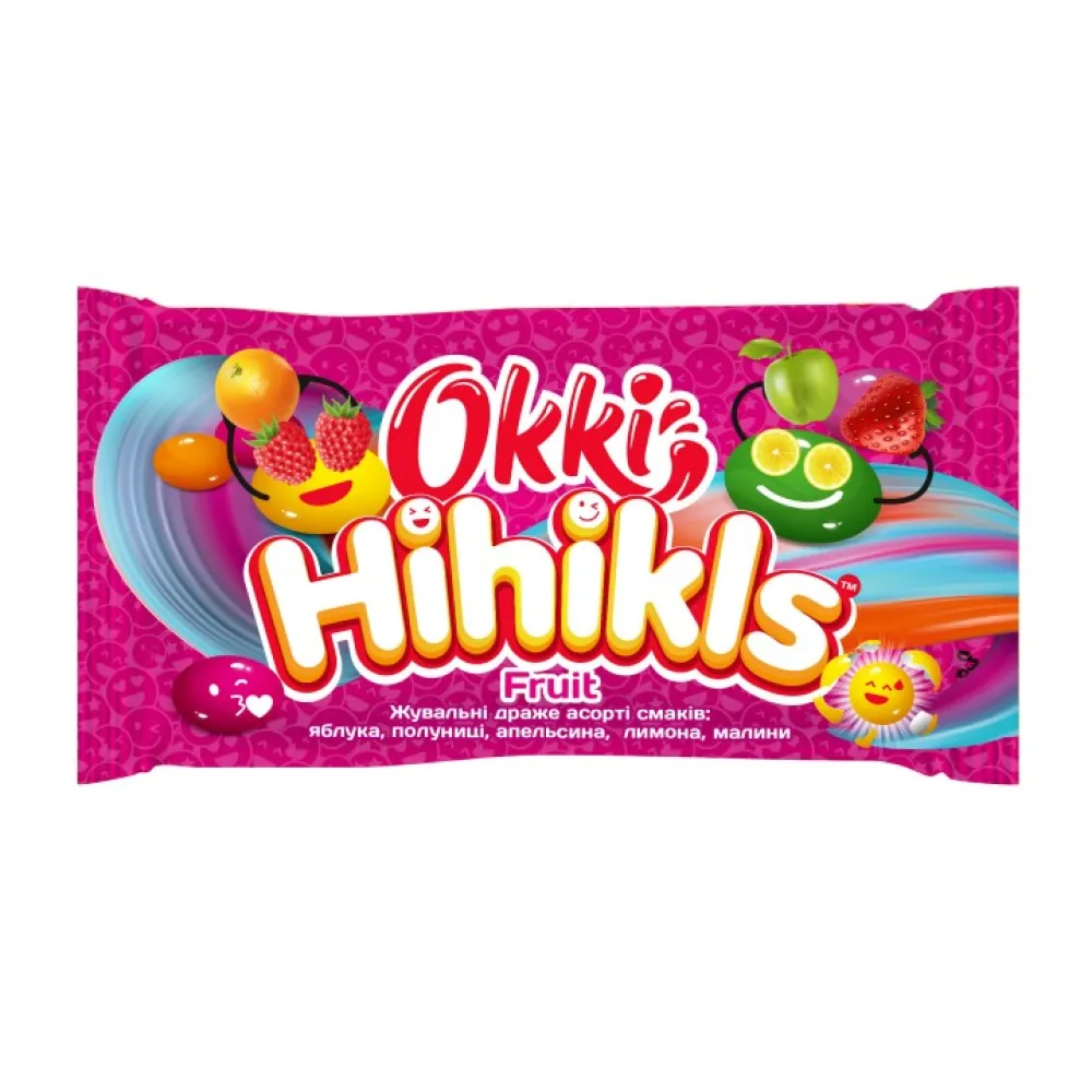 Драже Okki Hihikls Fruit 25гр  арт. 08134 