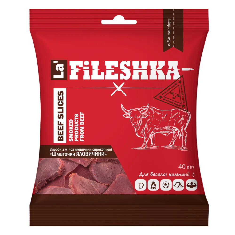 Шматочки La Fileshka телят. 40гр  арт. 01390 