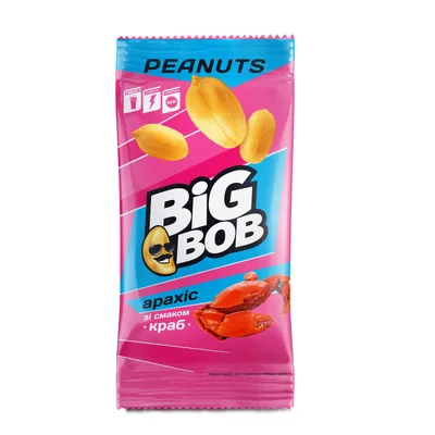 Арахіс Big Bob Краб 60гр  арт. 07752