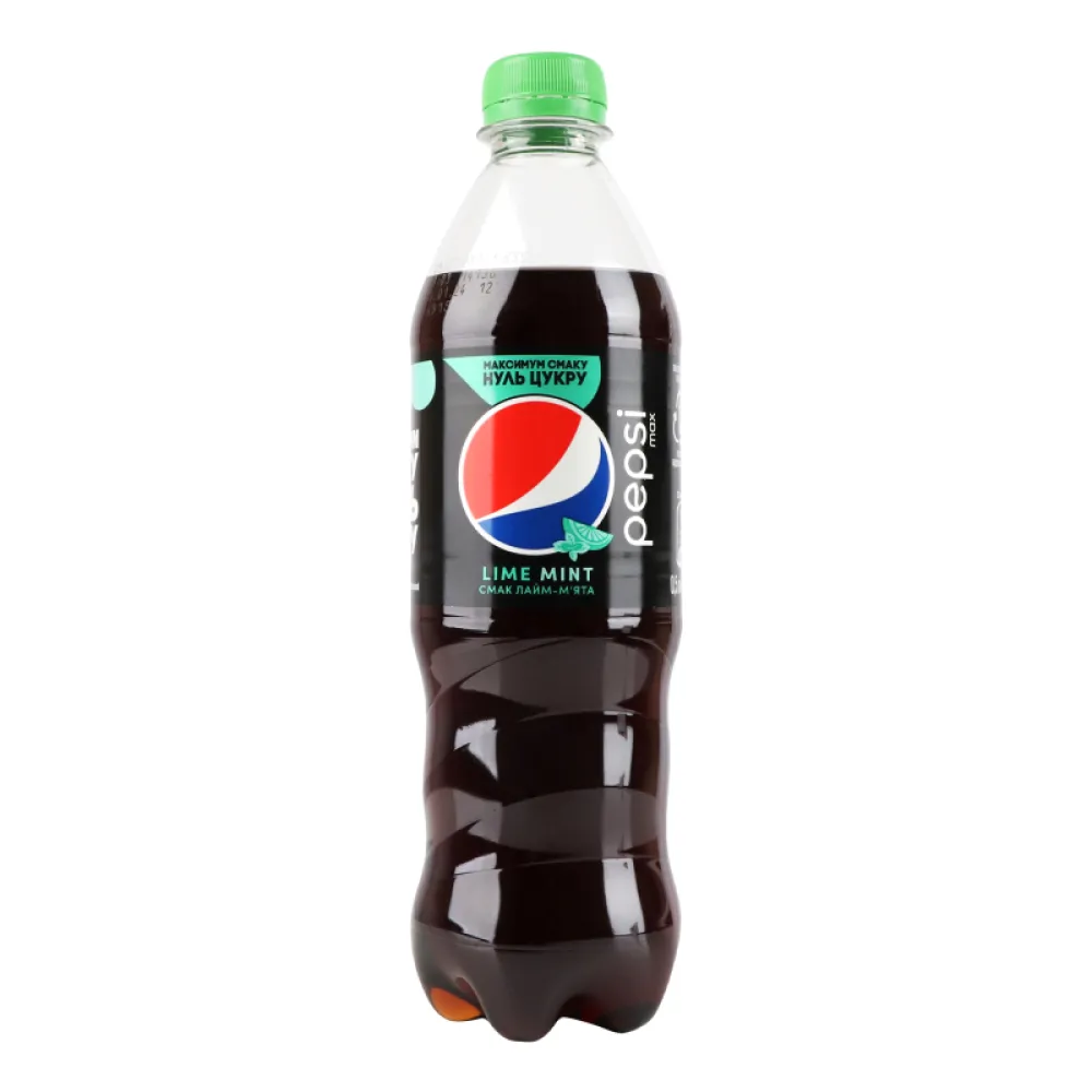 Напій газований Pepsi лайм-м'ята 0.5л  арт. 07133 