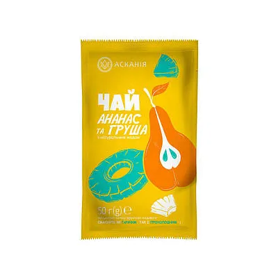Чай Асканія сашет-конц. Ананас/груша 50гр  арт. 04883