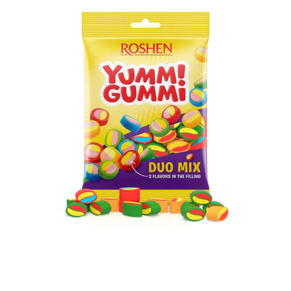 Желейна цукерка Yummi Gummi Duo mix 70гр  арт. 03499 